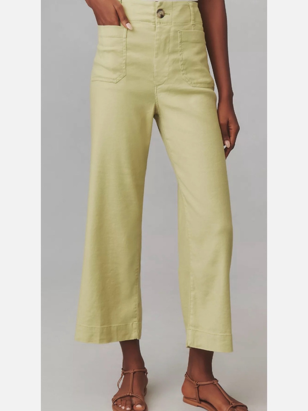 Maeve Colette Pants in lime